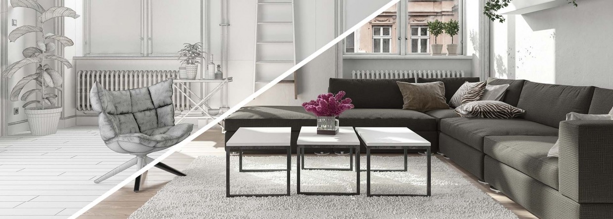 Make-over herinrichting woonkamer