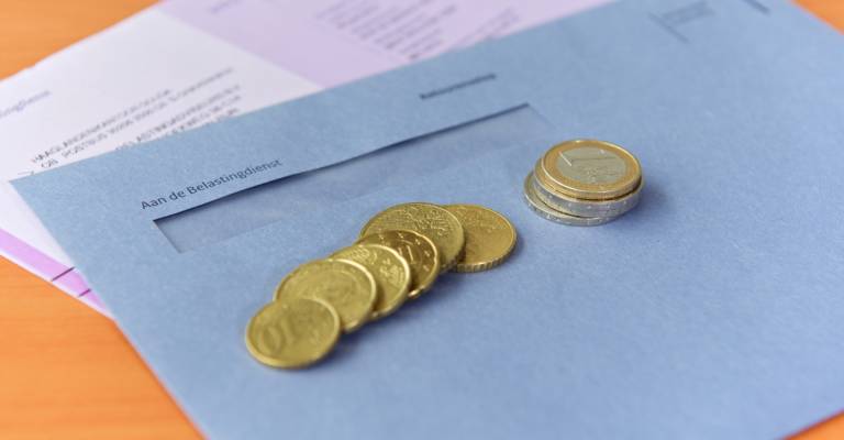 Belastingaangifte met euro's erop